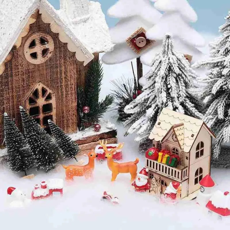 Artificial Christmas Snow Roll White Snow Mat Snow Blanket Soft Cotton Prop for Tree Xmas Village Backdrop Tree Decorations Mat