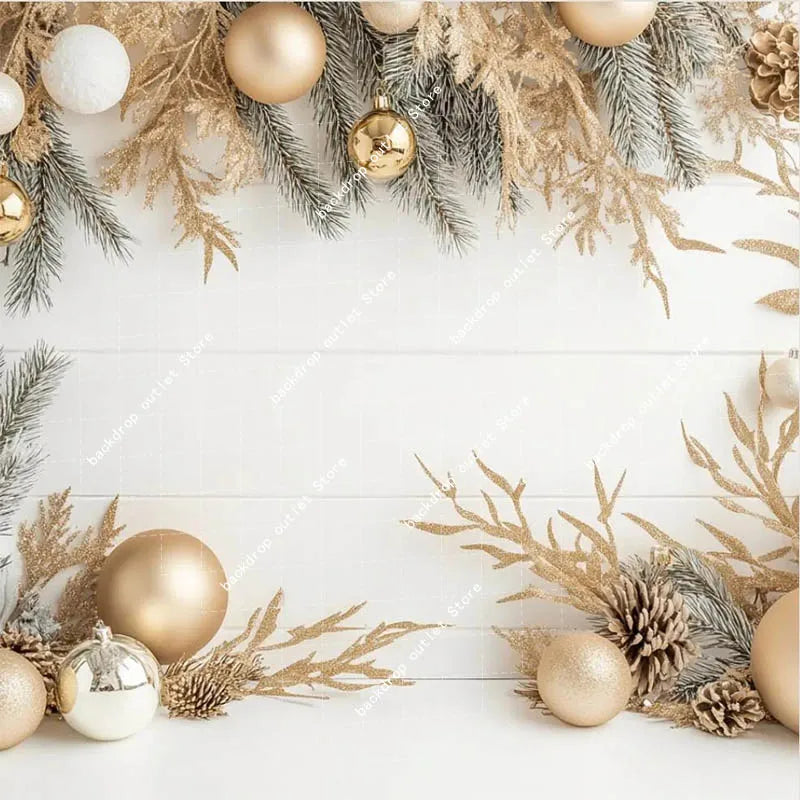 Christmas Celebration Photography Background Winter Window Glitter Xmas Tree Kids Family Portrait Decor Backdrop Photo Studio
